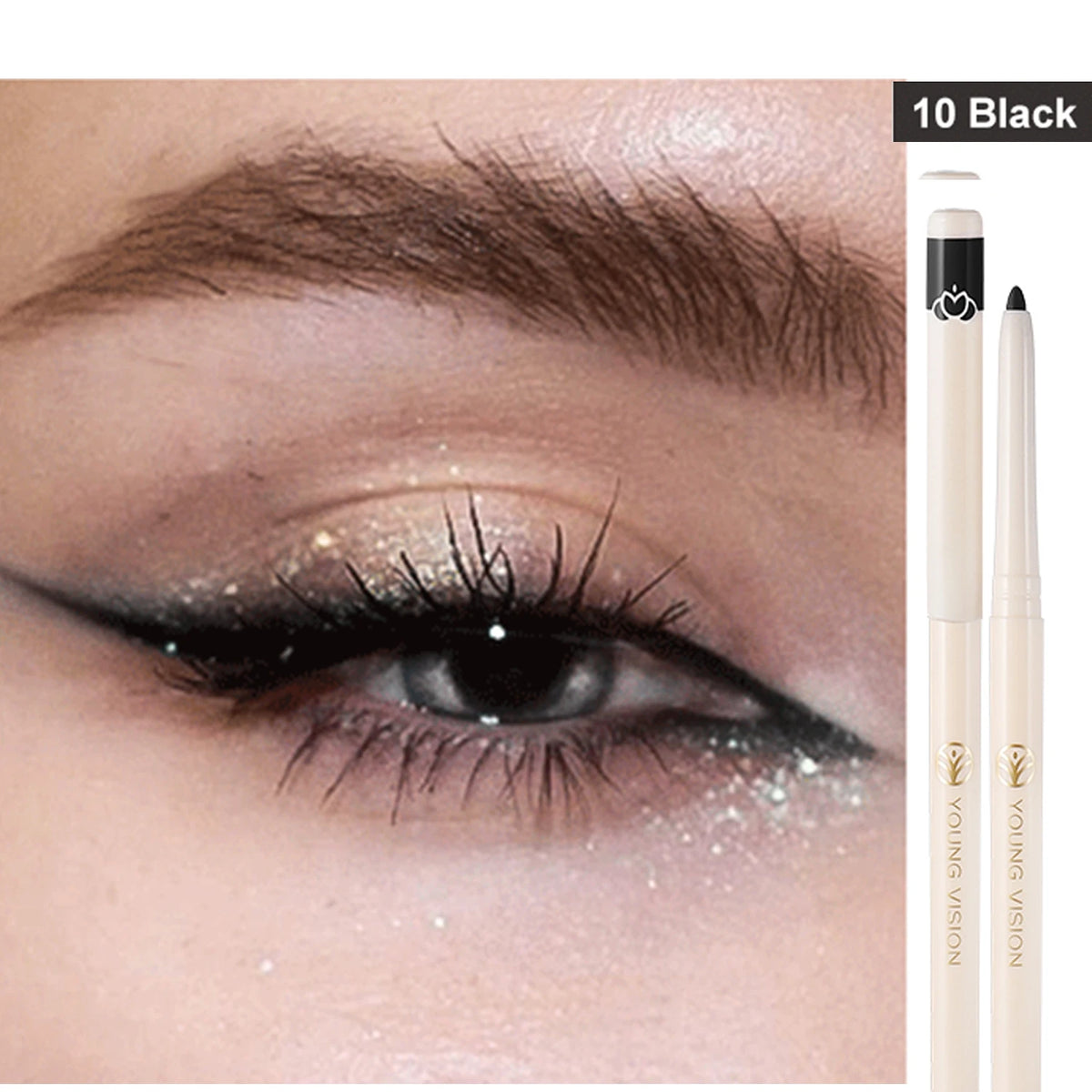 Waterproof Gel Eyeliner Pencil – 12 Colors Matte & Shimmer