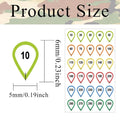 Scope Turret DOPE Sticker Set – 10 Sheets Distance Markers Scope Turret Stickers PRIMED 10 sheet