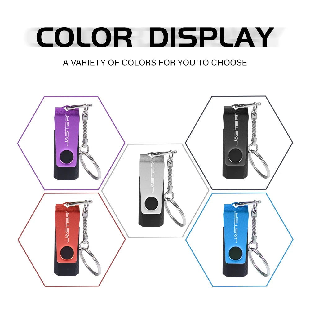 JASTER 128GB Trapezoid USB Flash Drive | Free Custom Logo USB Flash Drive PRIMED