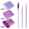 200Pcs Eyelash Extension Kit – Brushes & Microbrush Set Eyelash Extension Kit PRIMED purple