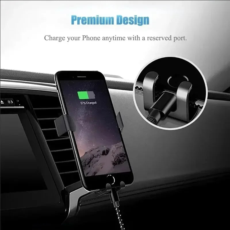 Y-Shape Gravity Car Phone Holder – Universal Air Vent Mount Car Phone Mount PRIMED