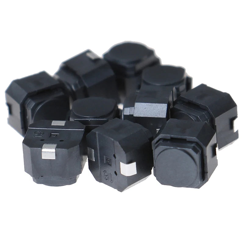10Pcs SMD Silent Tact Switch Silicone Touch Button 6x6x5mm Tactile Switch PRIMED