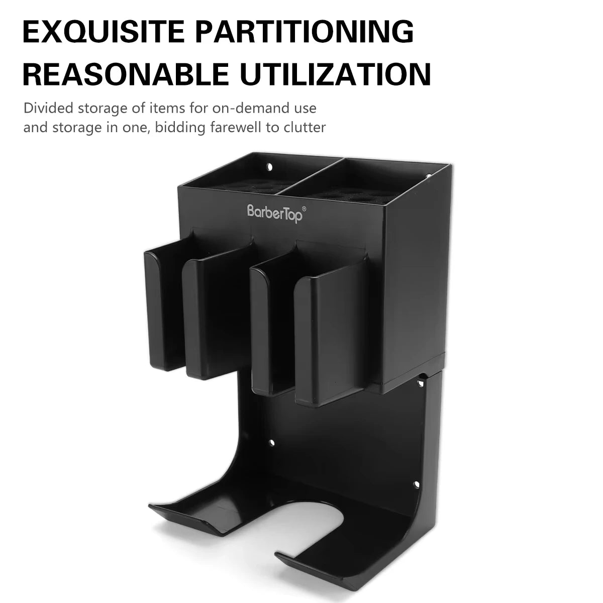 Wall-Mounted Barber Tool Holder | Salon Hair Clipper Hanger