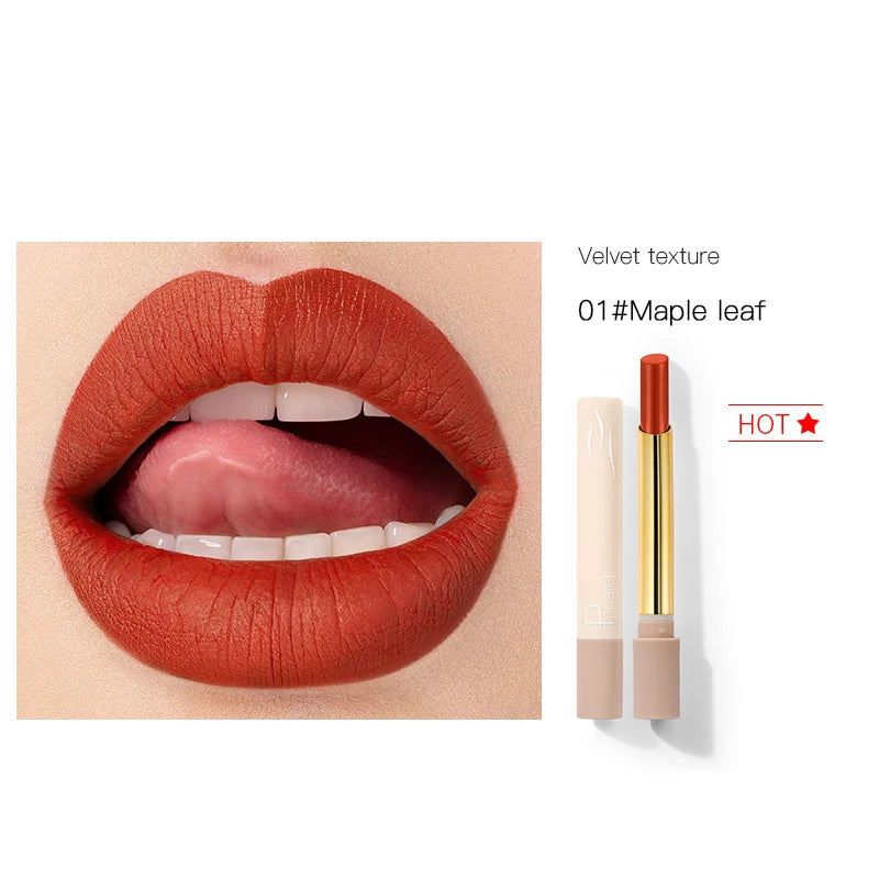 Pudaier 16 Color Velvet Matte Lipstick – Waterproof Nude Lip