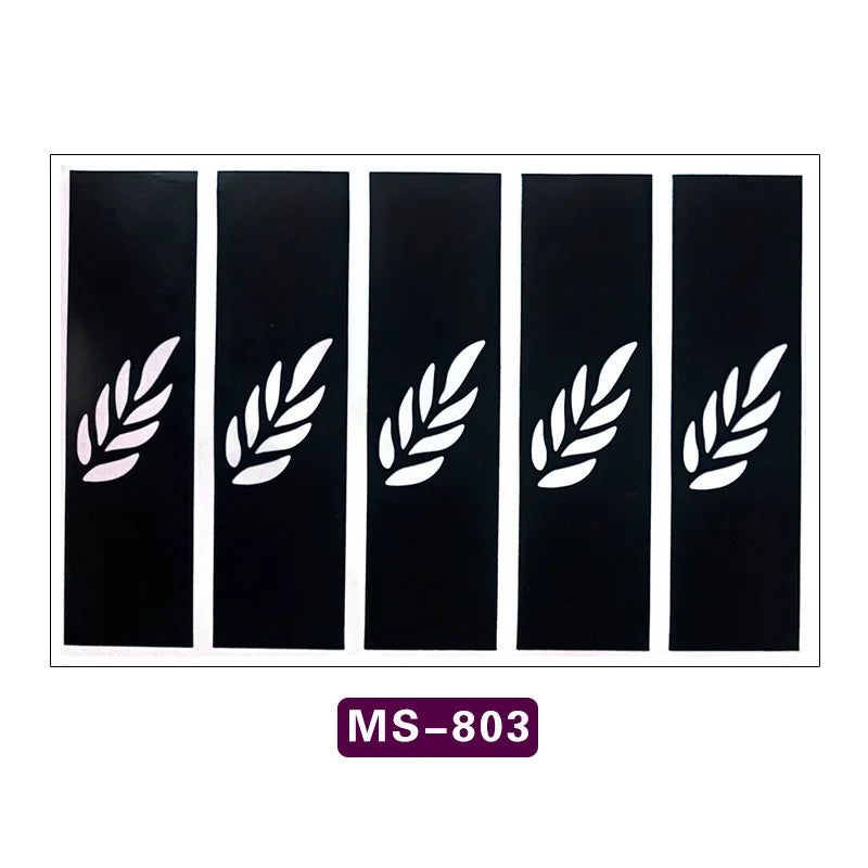 Hand Drawn Floral Temporary Tattoo Sticker – Cosmetic Grade Temporary Tattoo Sticker PRIMED C
