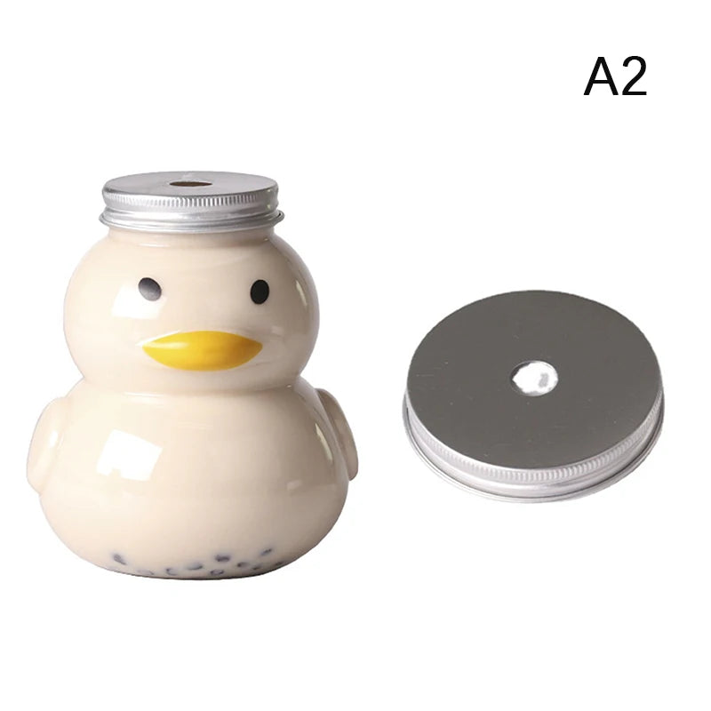 Transparent PET Juice Bottle Sealed Cap 350ml 500ml | Cold Drinks