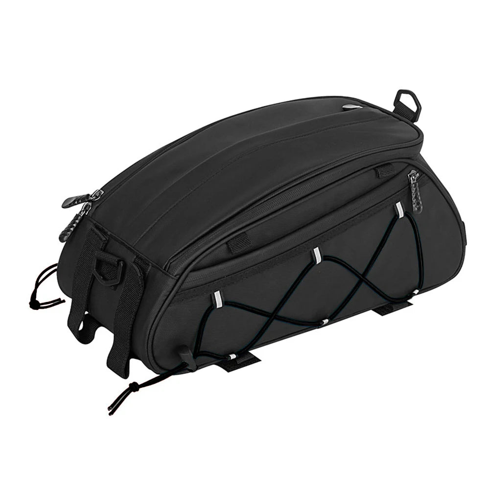 Waterproof Bike Rear Trunk Bag | Multi-Pocket Cycling Pannier Bike Trunk Bag PRIMED Style A