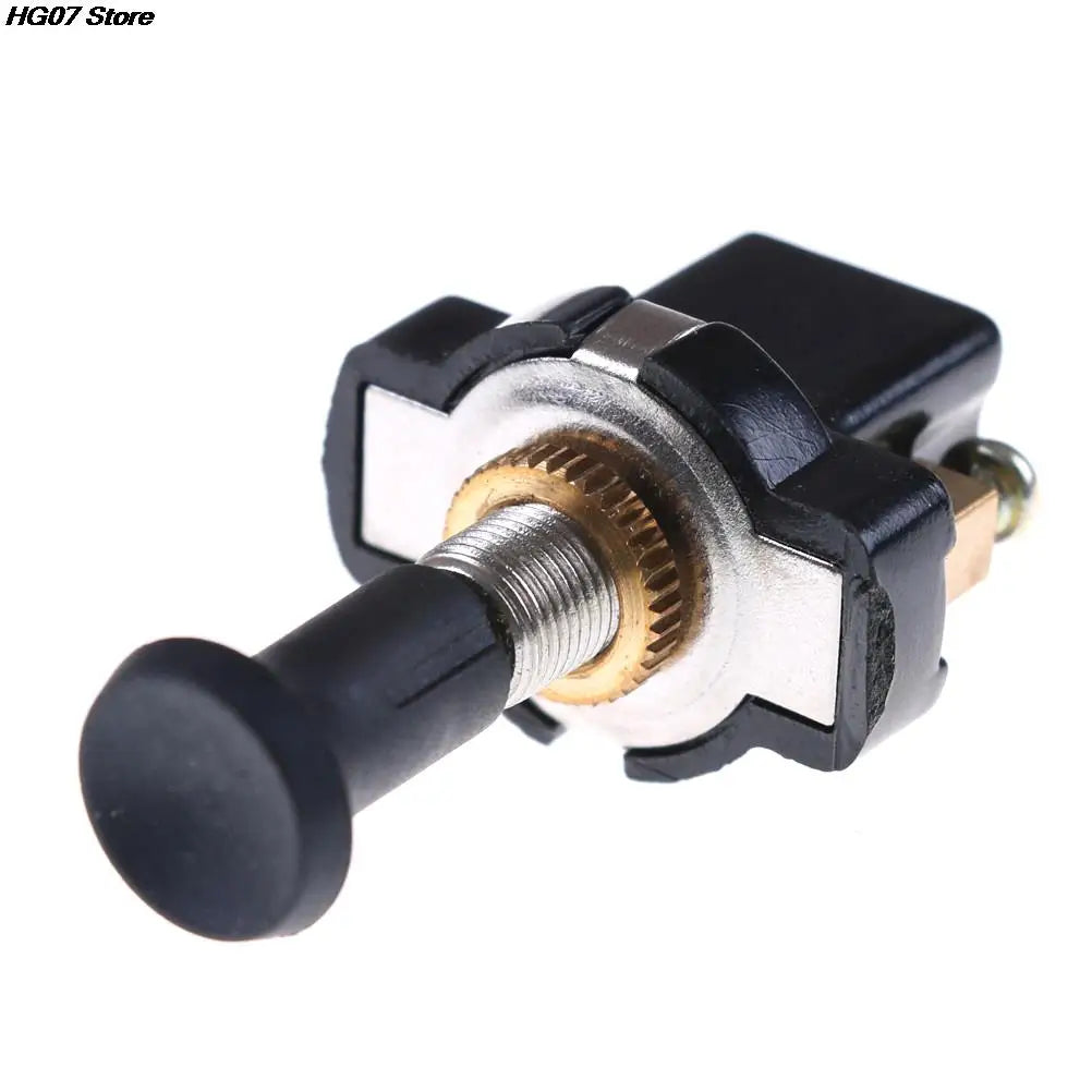 12V On-Off Push Pull Switch with Screw Terminals – 5×2.2×3cm