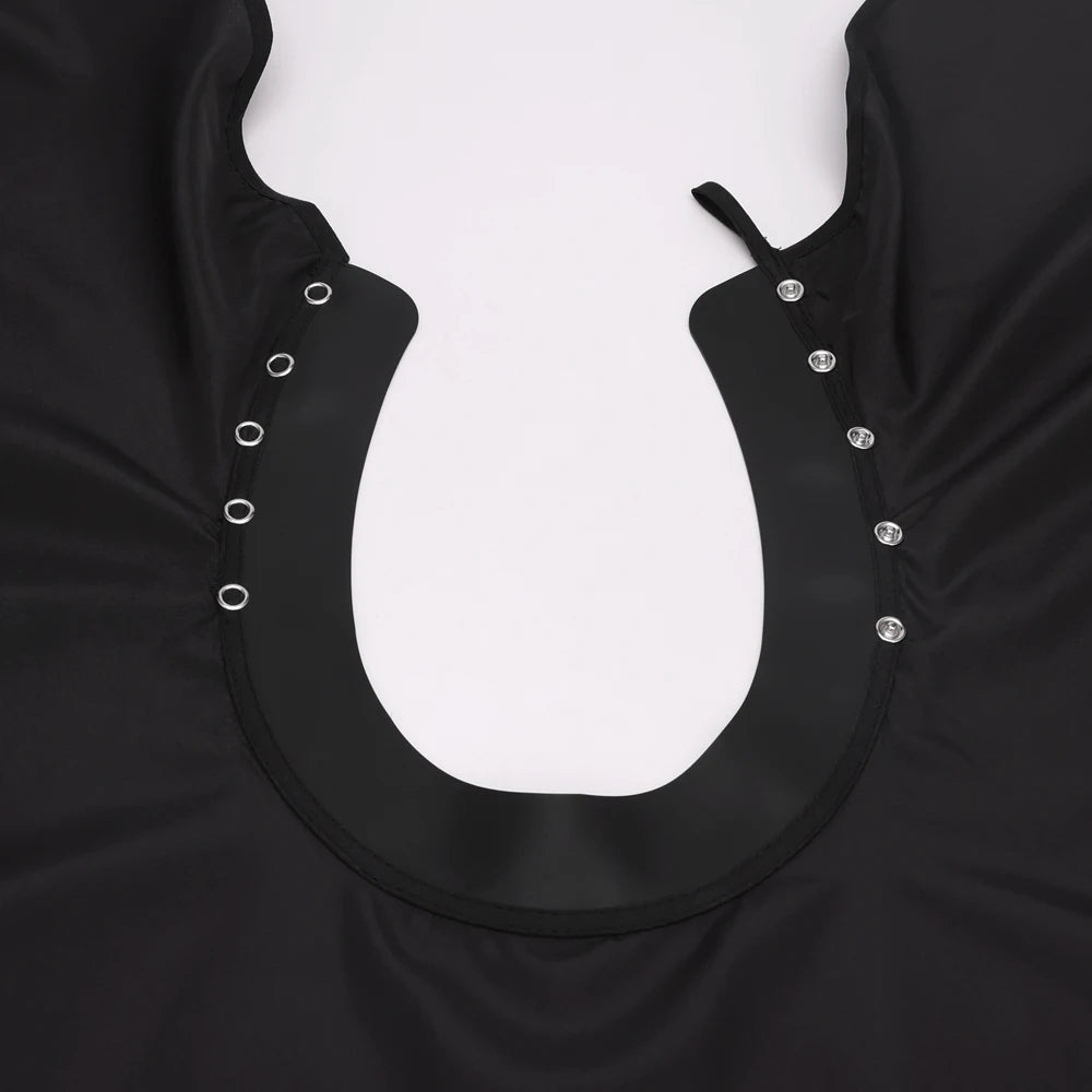 Waterproof Silicone Barber Cape – Anti-Static Haircut Shawl