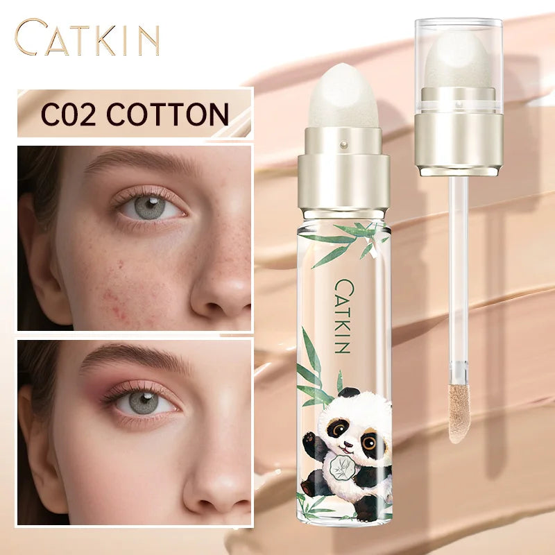 CATKIN Panda Double-Headed Liquid Concealer | Oil Control 5 Shades