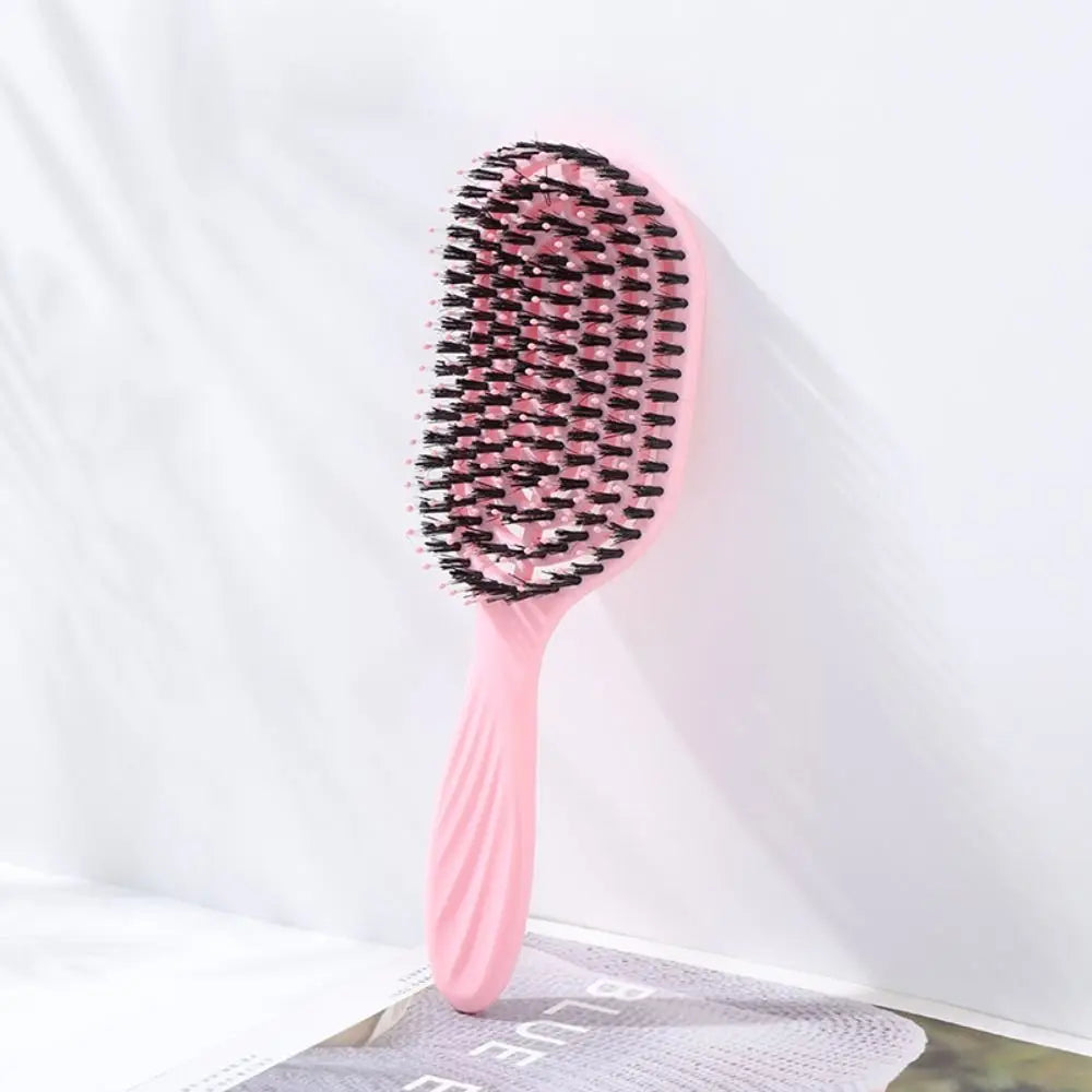 Wide-Tooth Scalp Massage Comb – Detangling Anti-Static Hair Brush