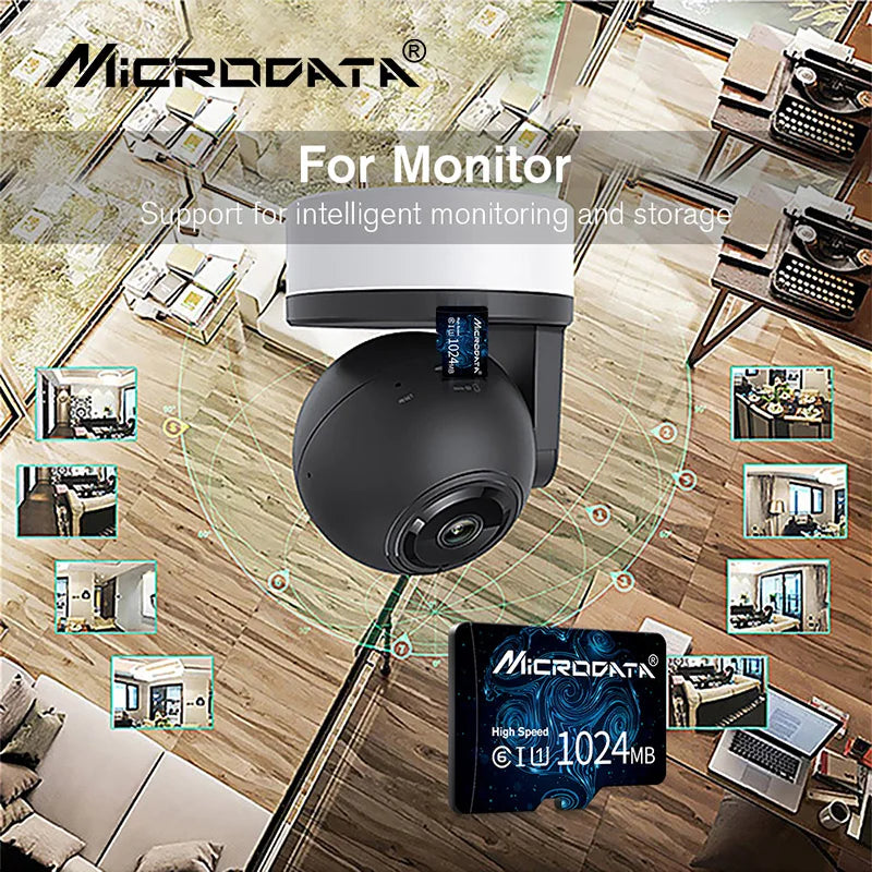 MicroDrive Micro SD TF Card 128MB–2048MB Class 6 + Card Reader Micro SD Memory Card PRIMED