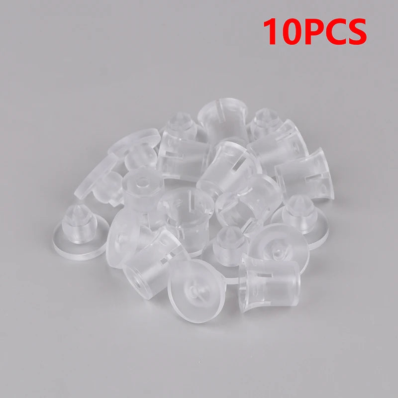 10 PCS Transparent Advertising Nail Brackets – Invisible PC Screws