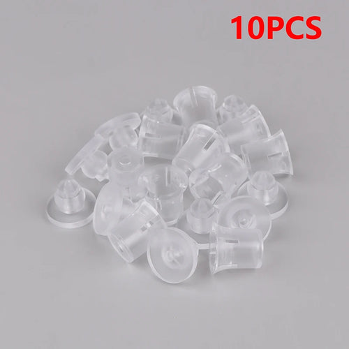 10 PCS Transparent Advertising Nail Brackets – Invisible PC Screws Advertising Nail Brackets PRIMED