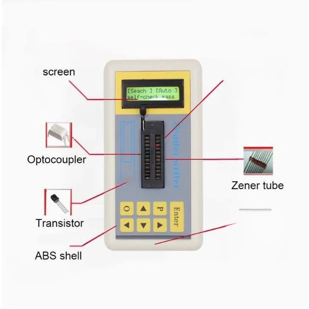 TSH06F IC Chip Tester – Auto Transistor, Diode & Zener ID