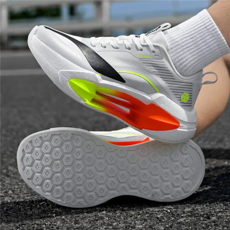LETCOMFIT Carbon Plate Running Shoes Men – Lightweight Racer Carbon Plate Running Shoes PRIMED