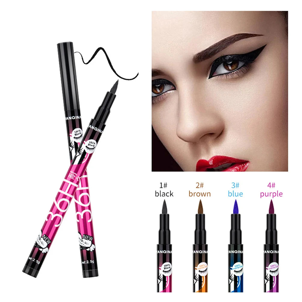 YANQINA Waterproof Liquid Eyeliner Pen – Long-Lasting