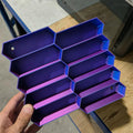 10-Grid 3D Printed Car Model Display Rack | Storage Holder Model Display Rack PRIMED Purple