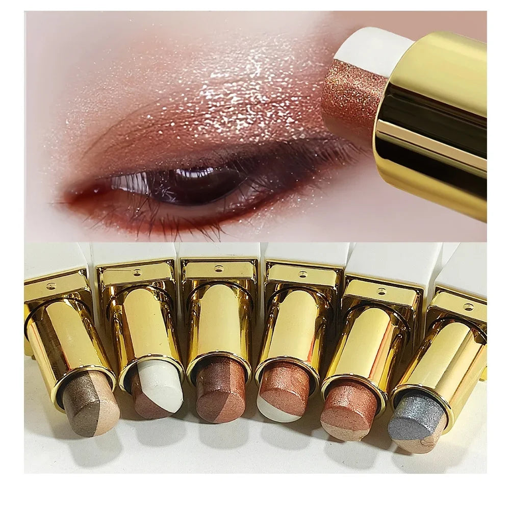 SAM SUGAR Two-Tone Eyeshadow Stick – Shimmer & Waterproof