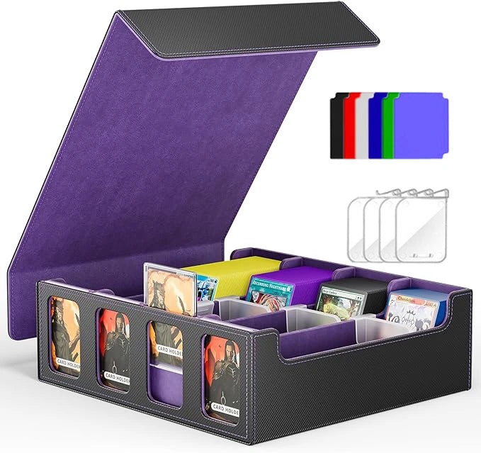 Trading Card Storage Box 3000+ Cards | Commander Deck Case