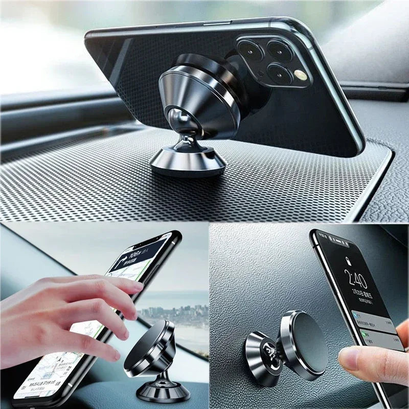 Magnetic Car Phone Holder – 360° Dashboard Mount Bracket Car Phone Mount PRIMED