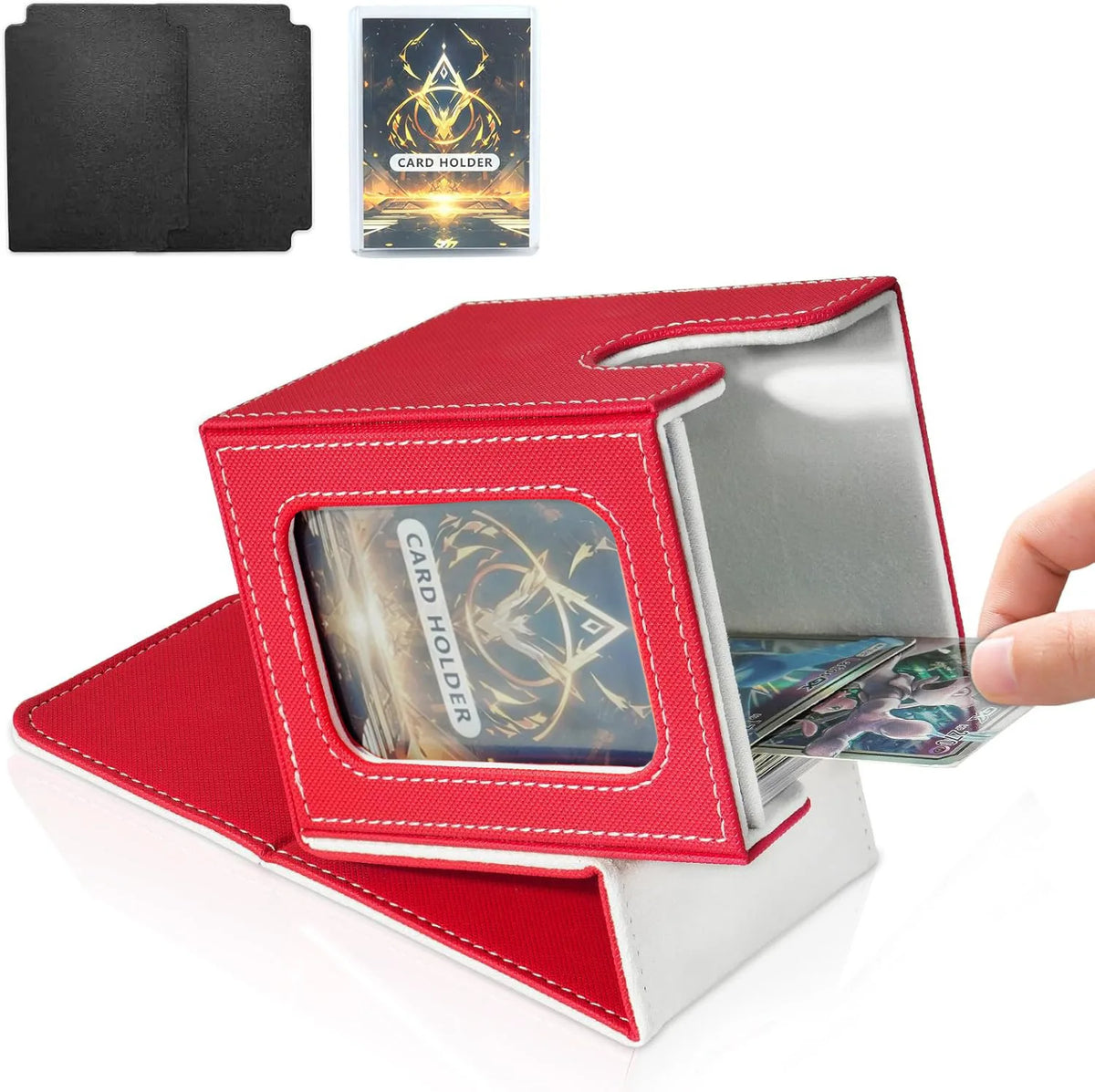 MTG Commander Deck Box – Holds 100+ Double-Sleeved Cards Card Deck Box PRIMED 14