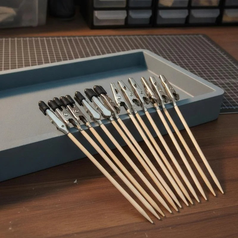 10-Pack Alligator Clip Painting Stands | DIY Model Craft Tool