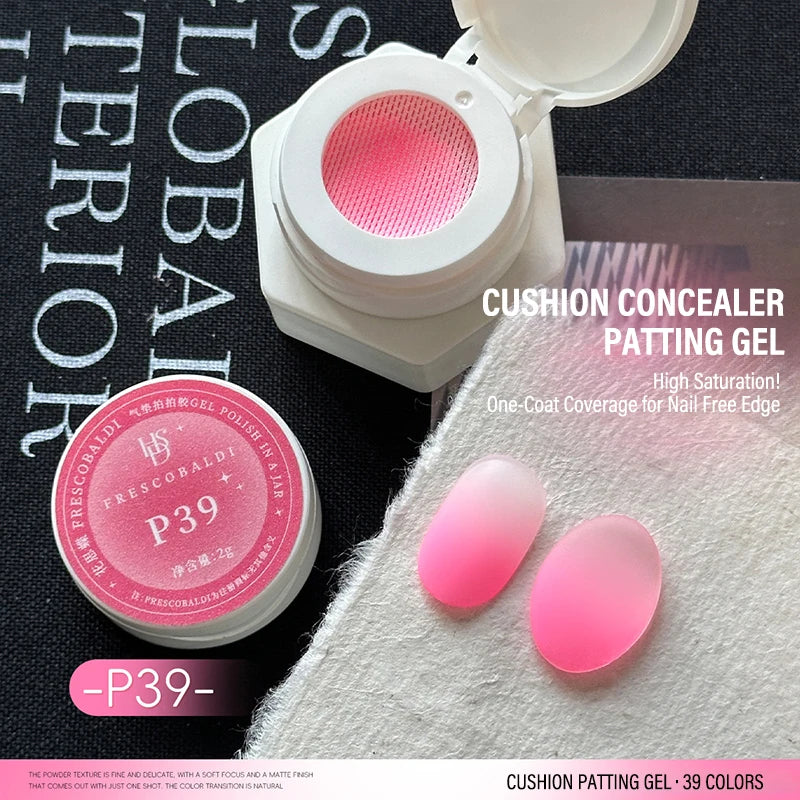 39-Color No-Wipe Cushion Patting Gel – Gradient UV Nail Polish