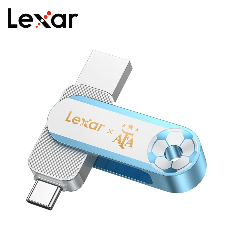 Lexar 128GB USB 3.2 Dual Flash Drive Type-A & Type-C USB Flash Drive PRIMED