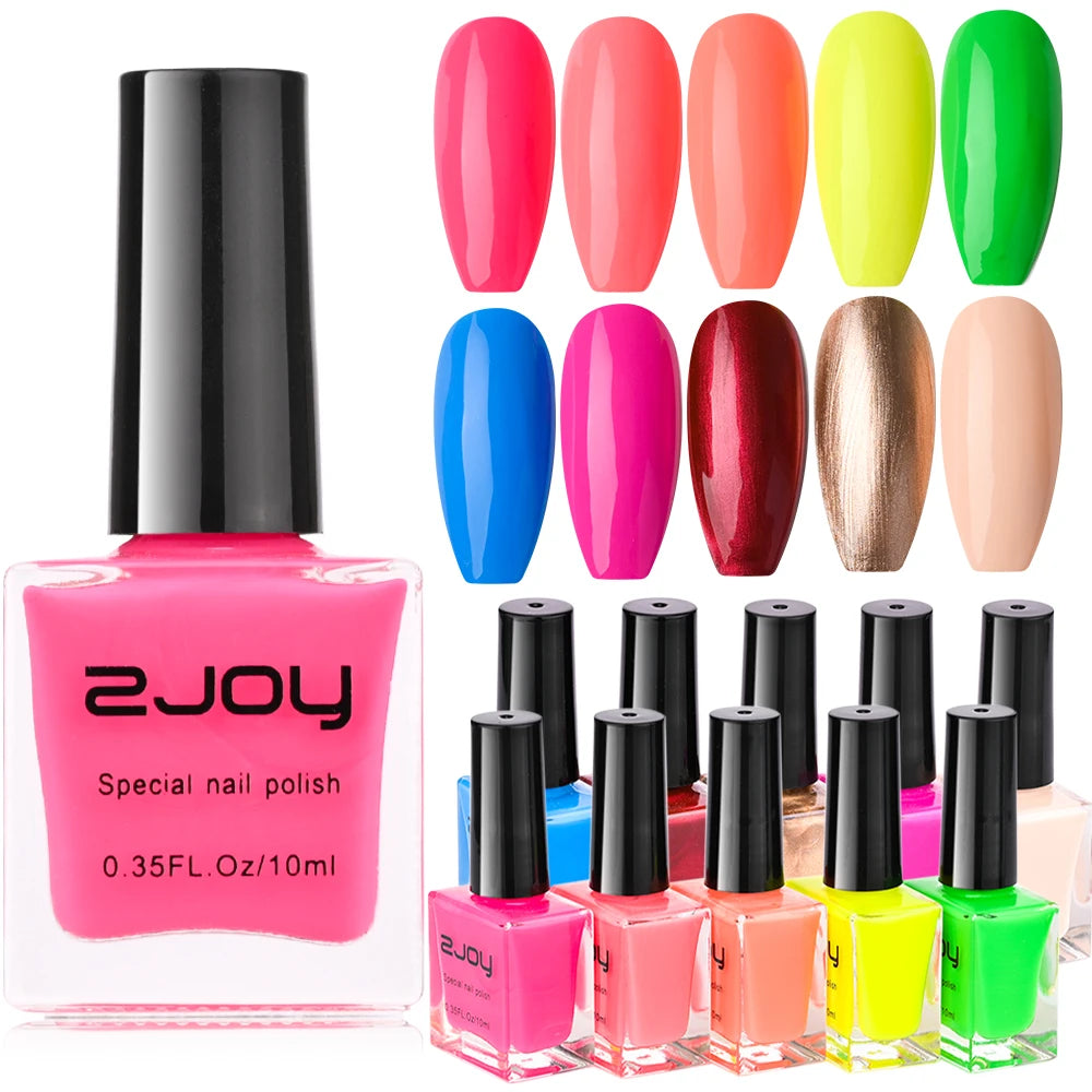 10ml Nail Art Stamping Polish – 30 Colors Air Dry Varnish Nail Stamping Polish PRIMED