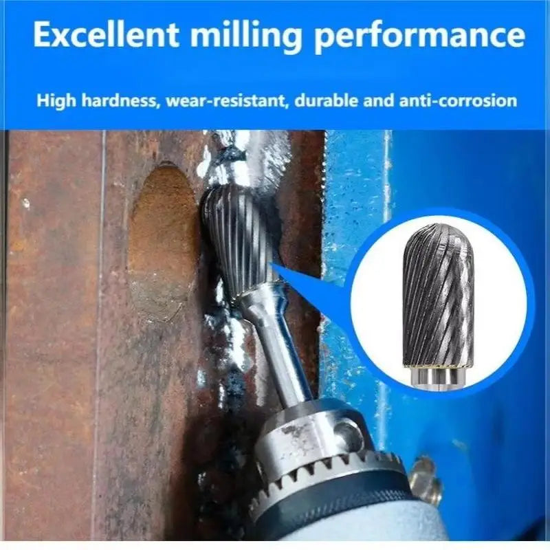 Tungsten Carbide Rotary Burr Bit C-Type | Grinding & Deburring