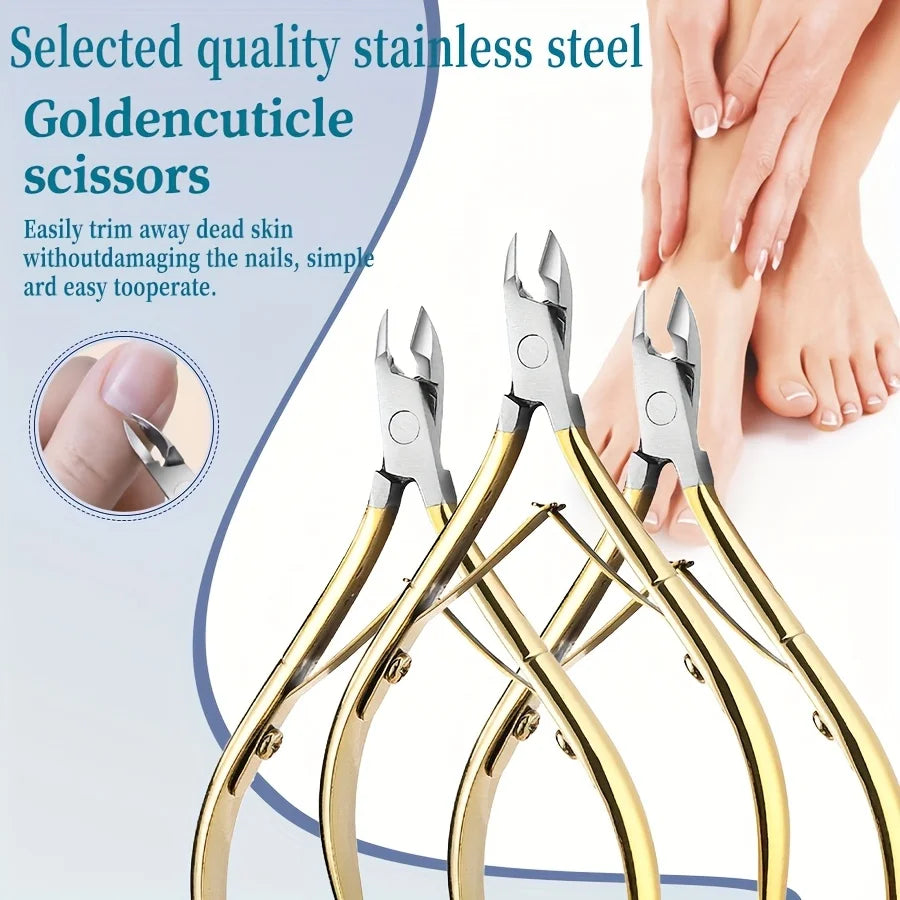 Stainless Steel Manicure Pedicure Dead Skin Clipper Set Nail Care Set PRIMED
