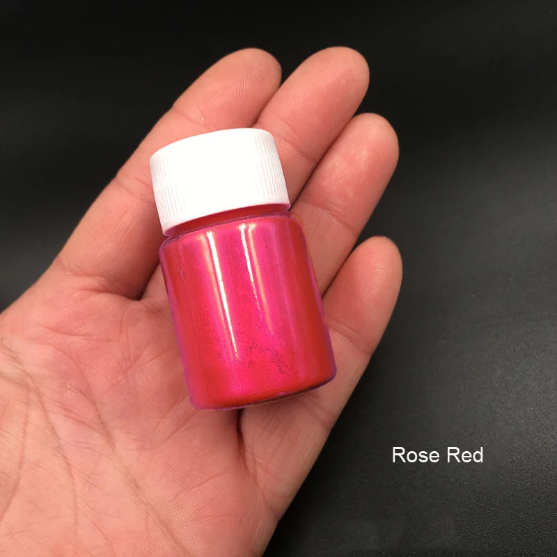 Holographic Nail Glitter Powder – Chrome Mirror Pigment Dust