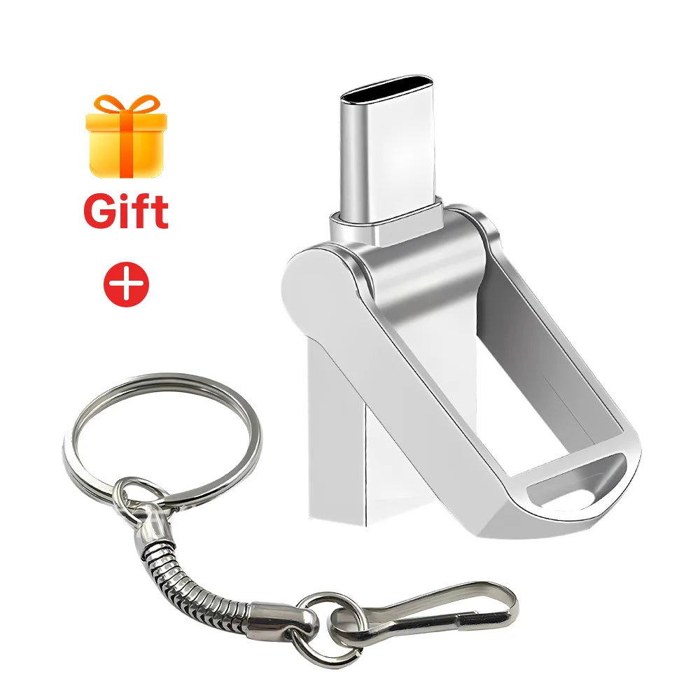 USB-C OTG Flash Drive 16GB 32GB 64GB | Dual Type-C USB 2.0 USB Flash Drive PRIMED 4GB silver usb 2.0