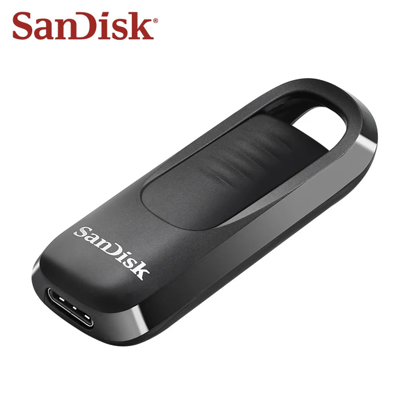 SanDisk Ultra Slider USB-C Flash Drive 64GB–256GB | CZ480