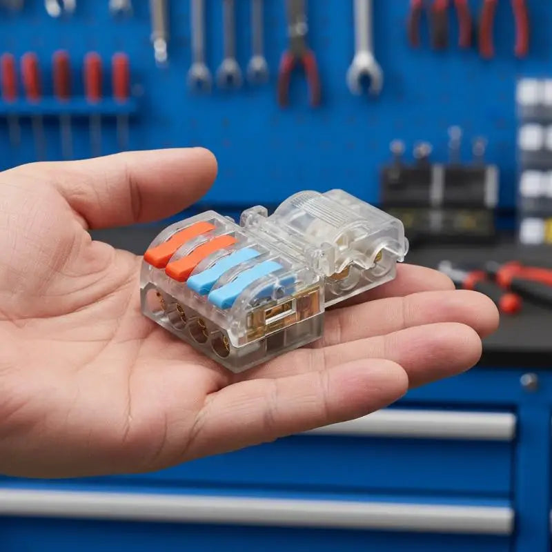 T-Type No-Strip Wire Connector | Quick Branch Terminal Block