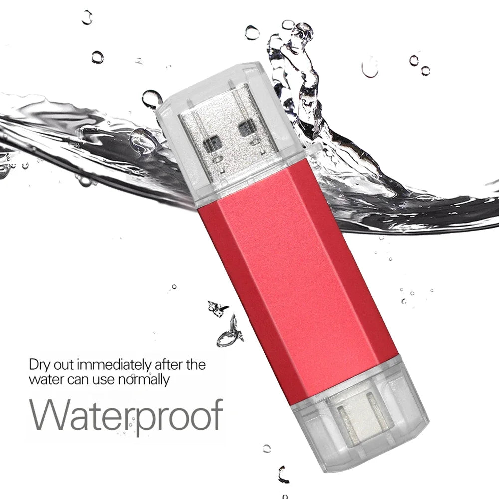 Type-C OTG USB Flash Drive 2-in-1 | 16GB to 128GB Pen Drive USB Flash Drive PRIMED