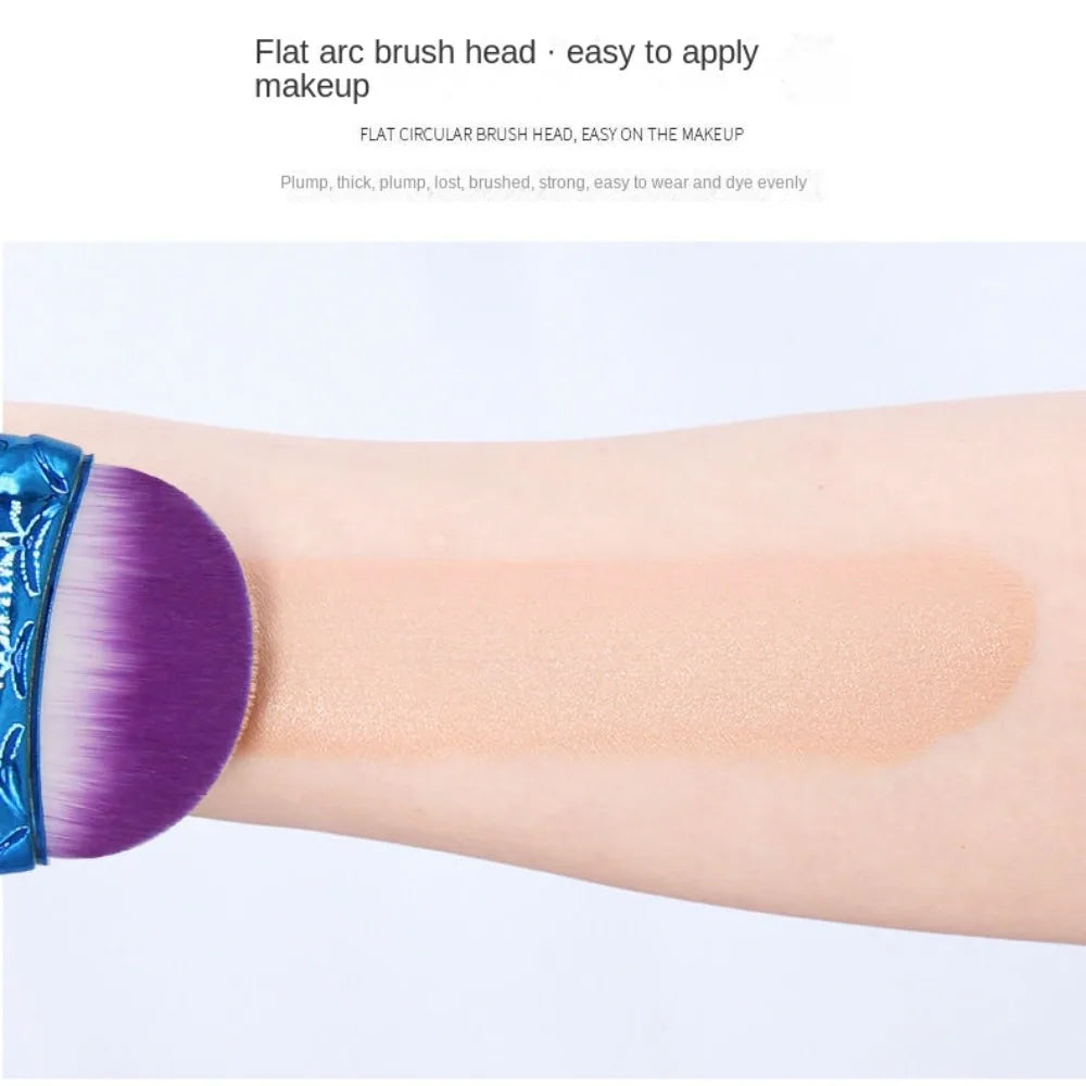 Mermaid Fish Tail Blush Brush – Soft Powder Makeup Brush