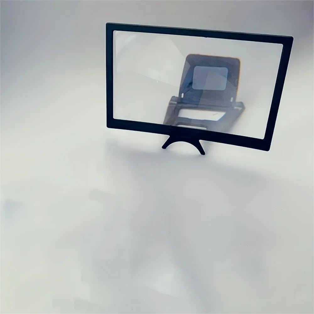 12" 3D HD Phone Screen Magnifier – Curved Display Amplifier Phone Screen Magnifier PRIMED Black