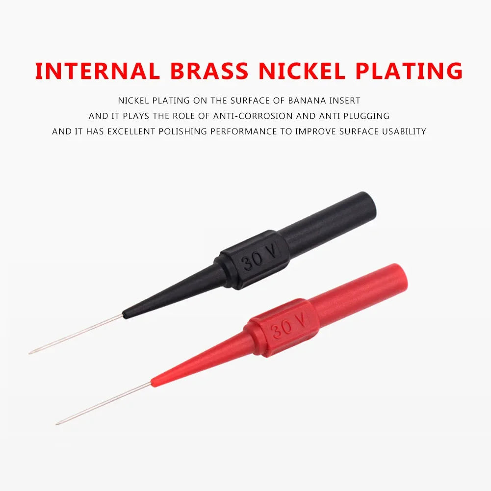 Multimeter Probe Test Leads 30V 1A – Stainless Steel Needles Multimeter Test Leads PRIMED Default Title