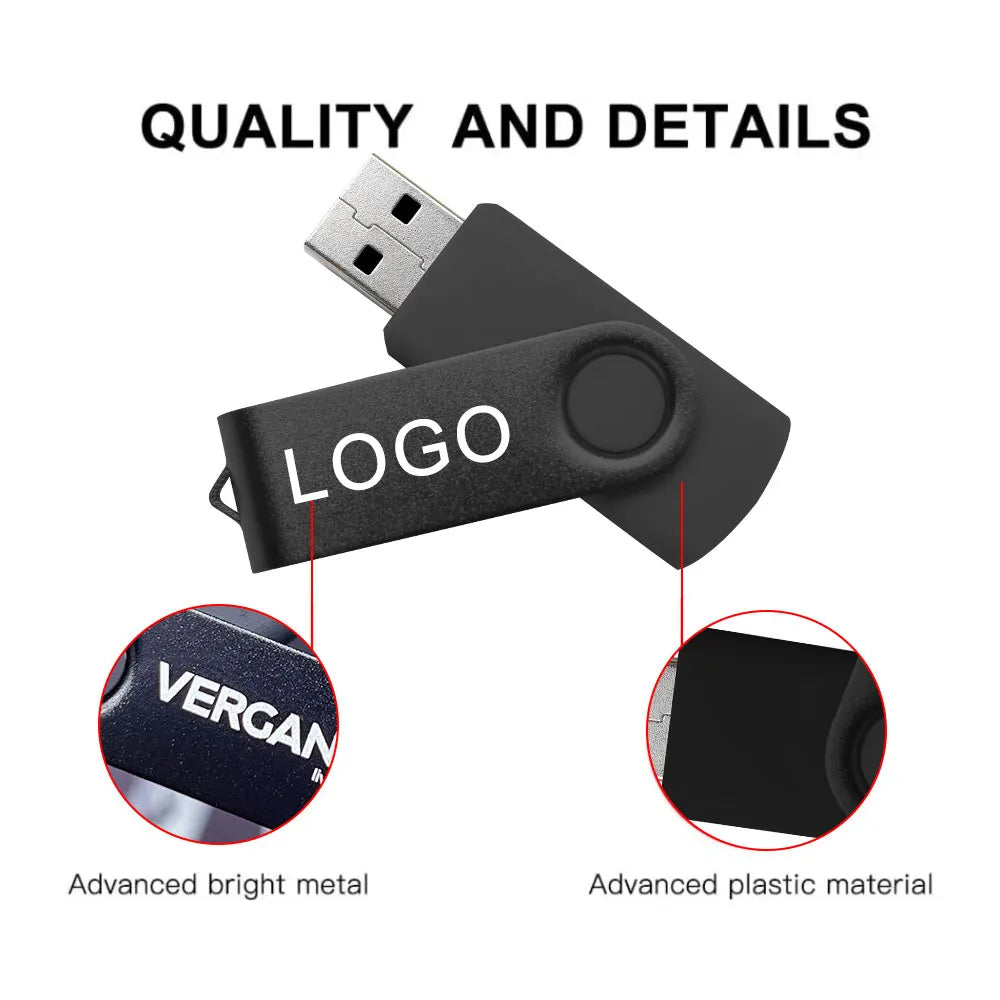 20-Pack Custom Logo USB Flash Drives 4GB–64GB | Bulk Gift Custom USB Flash Drive PRIMED