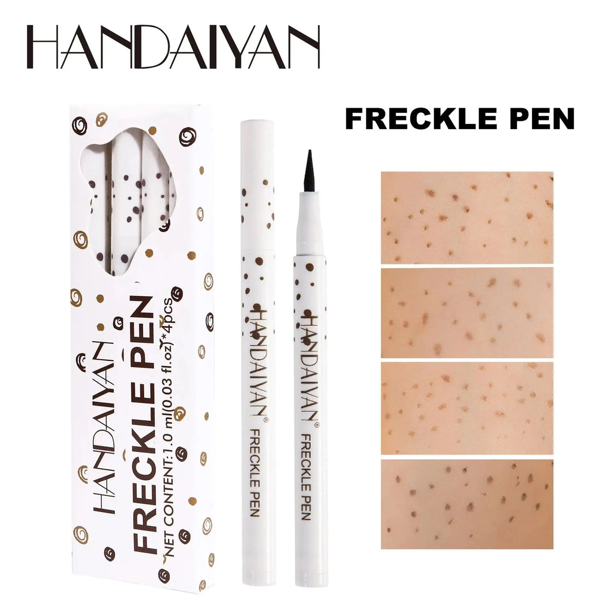 Handaiyan Fake Freckles Pen Set 4PCS – Waterproof Sunkissed