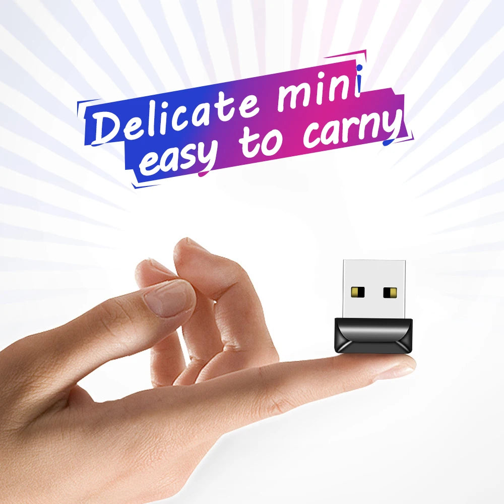 JASTER Mini USB Flash Drive 4GB–128GB Real Capacity + Keychain USB Flash Drive PRIMED