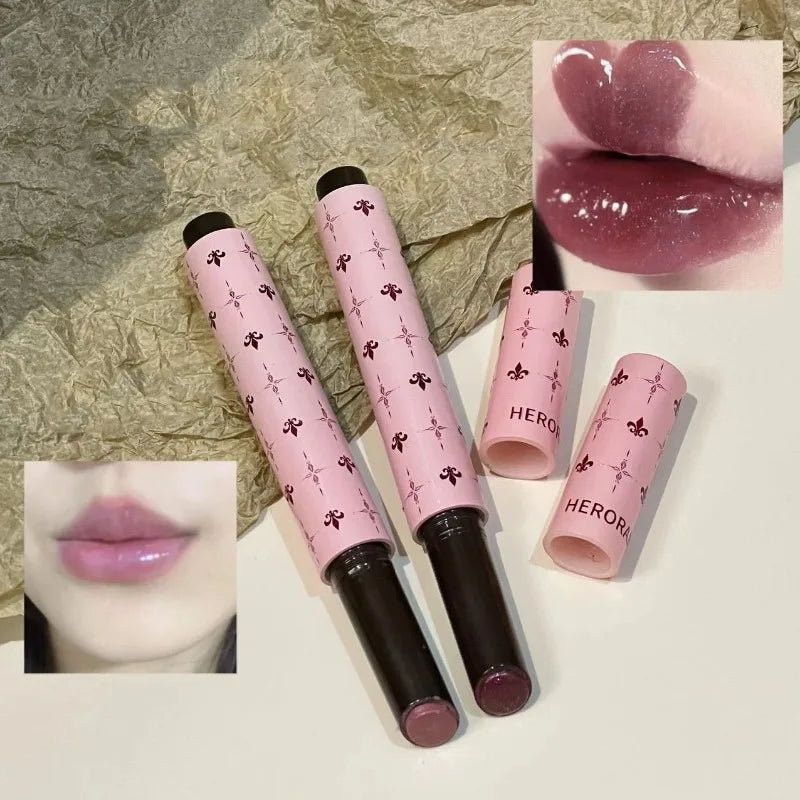 Mulberry Purple Shimmer Lip Jelly Pen | Mirror Gloss Lipstick Shimmer Lip Gloss PRIMED