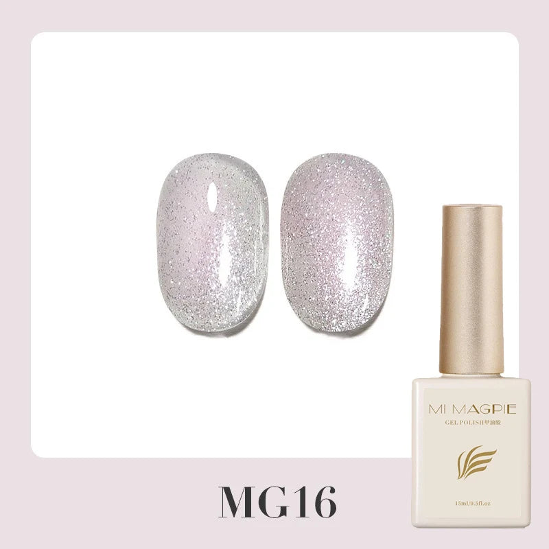 Diamond Glitter Gel Polish – Holographic UV LED Nail Gel 15ml