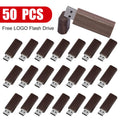 Custom Logo Wooden USB Flash Drive 4GB–64GB | Laser Engraved Custom USB Flash Drive PRIMED 16 GB 50pcs Walnut wood China Mainland