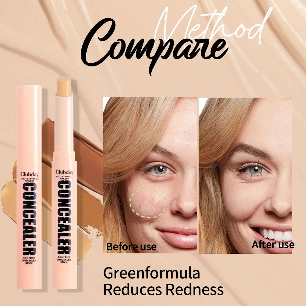 Orange & Green Contour Concealer Stick | Full Coverage Matte