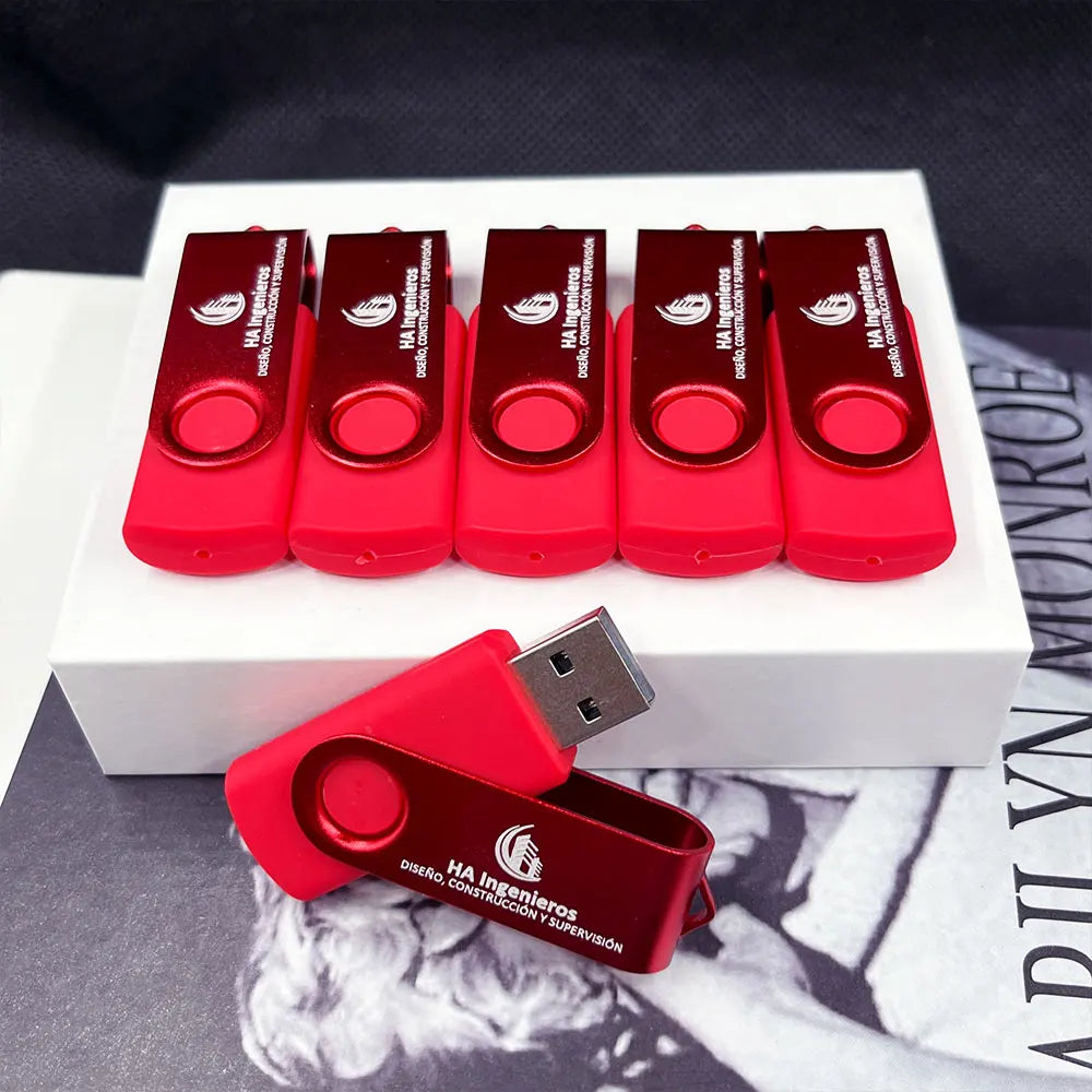 100-Pack USB 2.0 Flash Drives | Free Custom Laser Logo USB Flash Drives PRIMED