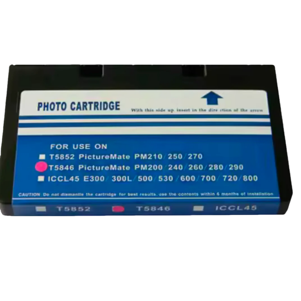 T5846 Compatible Ink Cartridge for Epson PictureMate PM200–PM300 Ink Cartridge PRIMED