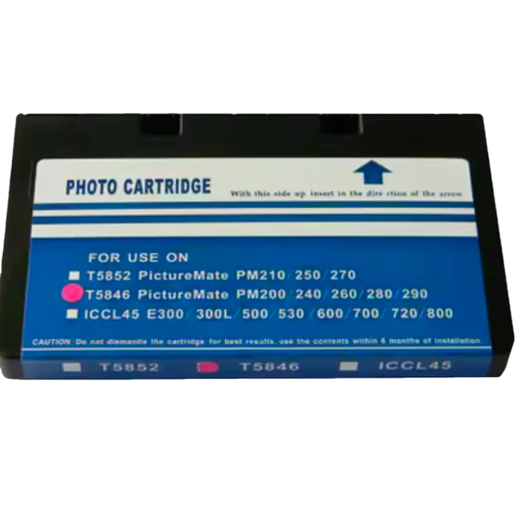T5846 Compatible Ink Cartridge for Epson PictureMate PM200–PM300 Ink Cartridge PRIMED